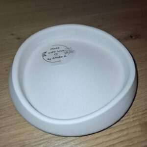 Okrogel pladenj z višjim robom